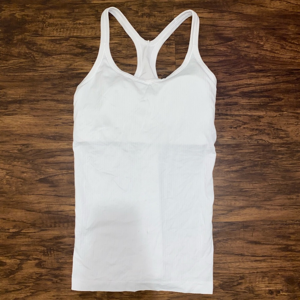 White Lululemon Tank